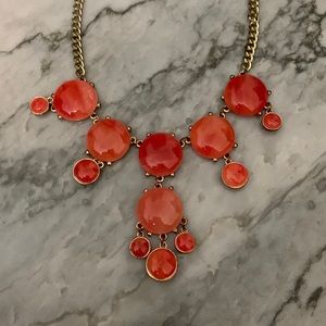 Francesca’s Coral Statement Necklace
